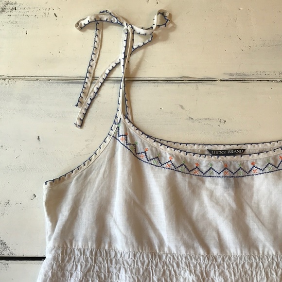 Lucky Brand Embroidered Tank - Picture 2 of 8
